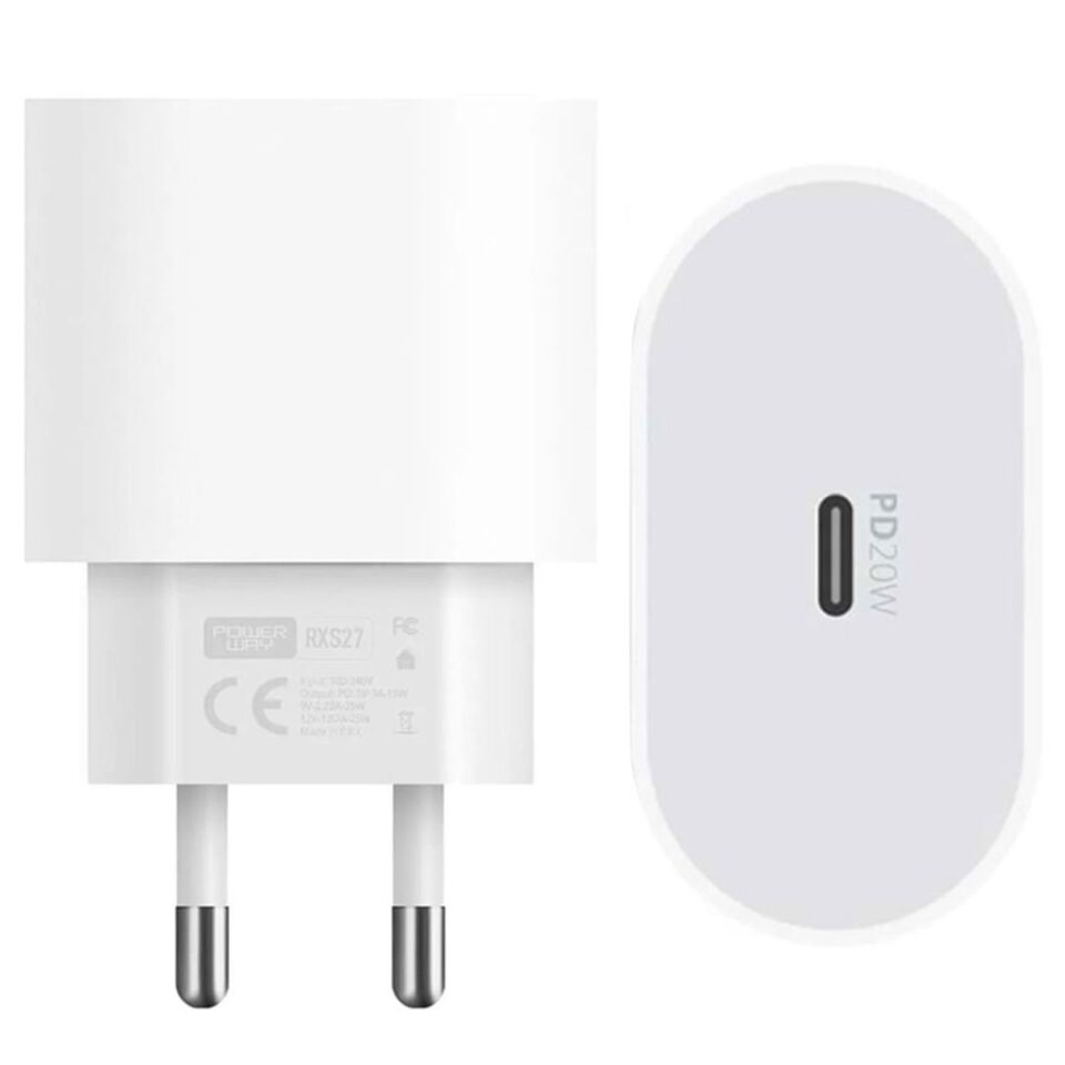 Powerway RXS27 20W Type-C Şarj Adaptörü - Kablo Seti