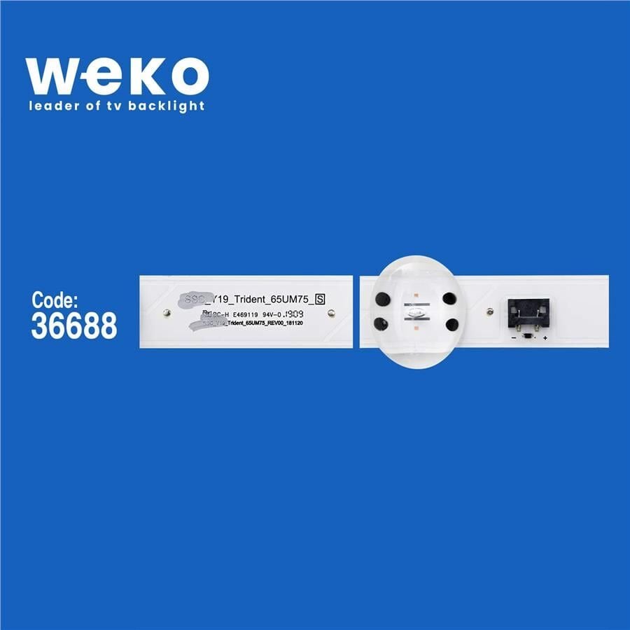 Wkset-5770 36688X5 Trıdent 65Um75 Rev01 Ssc-Y19-Trıdent-65Um75  5 Adet Led Bar