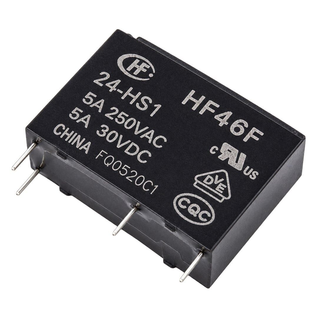 Hongfa HF46F 24-HS1 24V DC 5A Mini Güç Rölesi