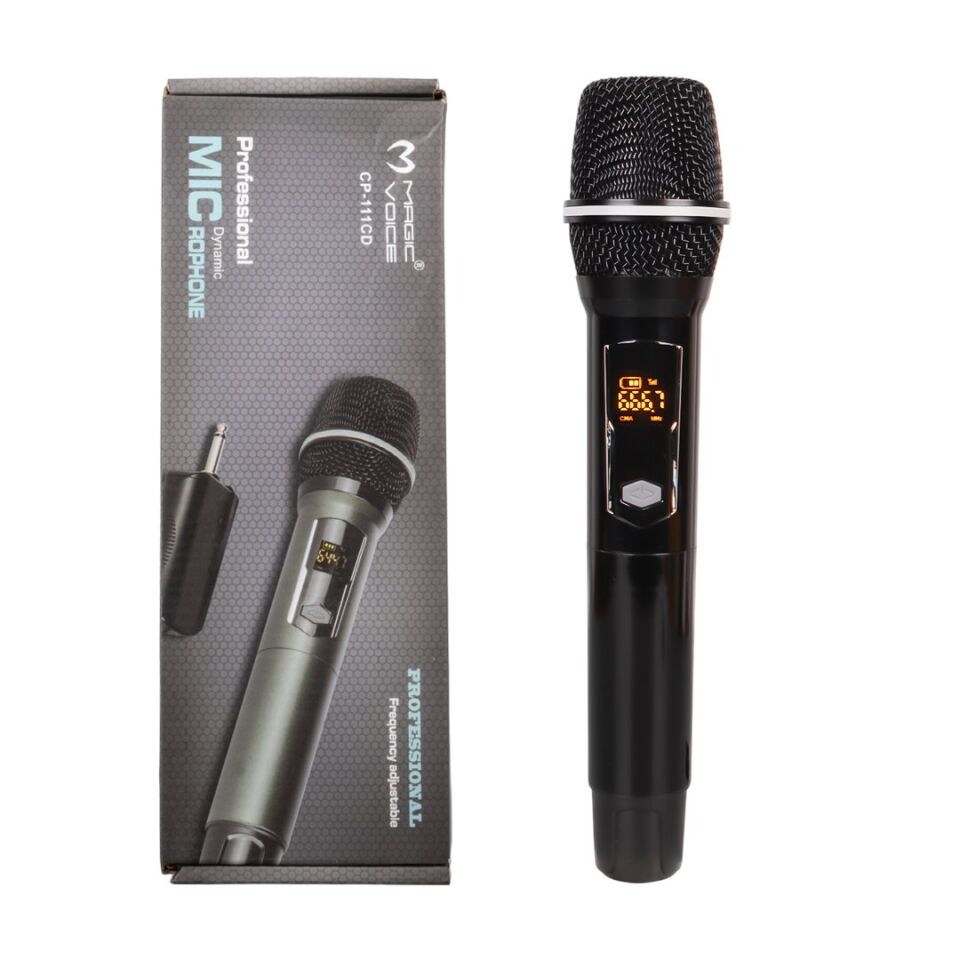 Magicvoice CP-111 Uhf Ekranlı 1 El Kablosuz Telsiz Mikrofon