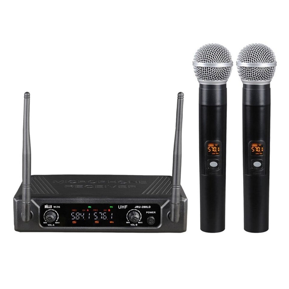 Wöller W-216EE UHF 2 Kanal El + El Kablosuz Mikrofon Sistemi