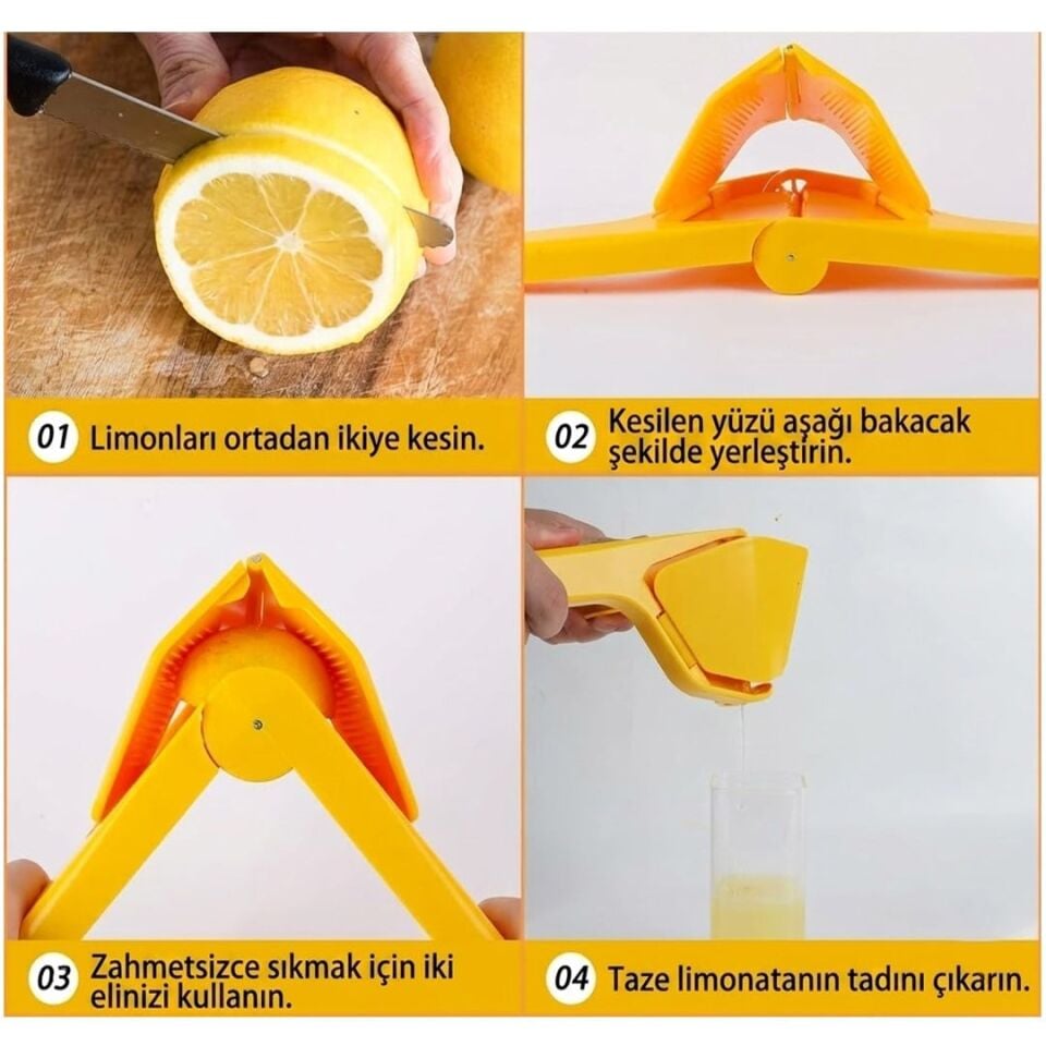 Sunup Pratik Katlanır Manuel Narenciye Meyve Sıkacağı