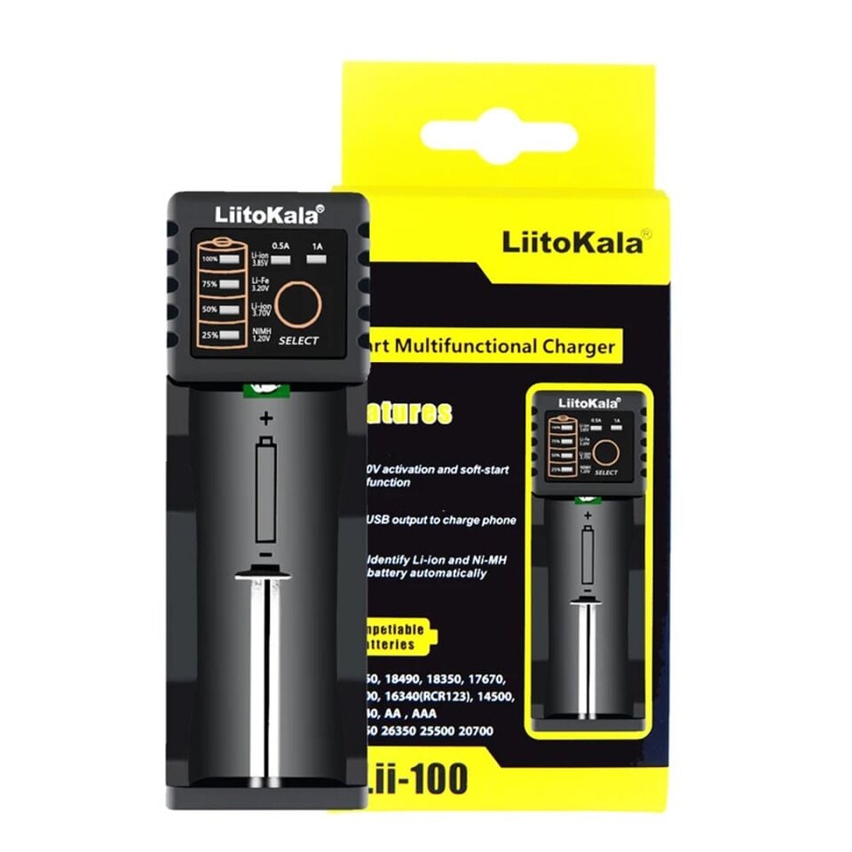 Liitokala LII-100 Universal Pil Şarj Cihazı