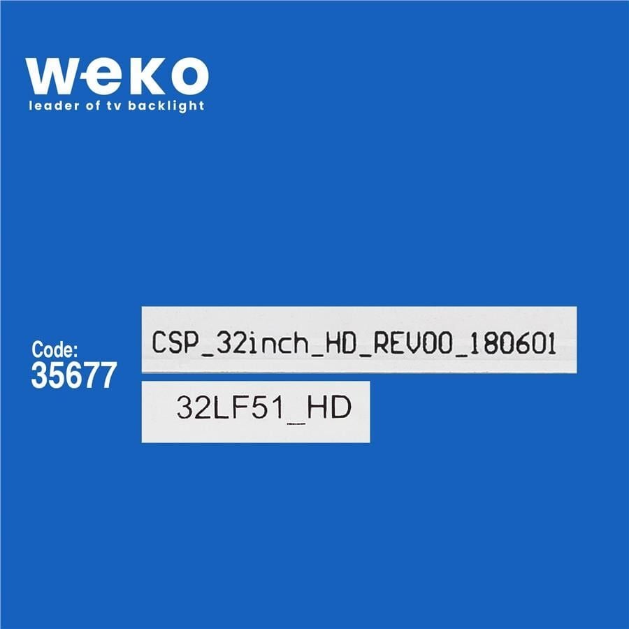 Wkset-5787 35677X2 Csp_32Inch_Hd_Rev00_180601 - 32Lf51_Hd 2 Adet Led Bar