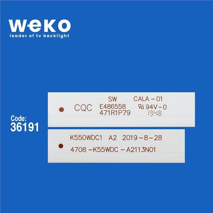 Wkset-5788 36191X8 K550wdc1 A2 4708-K550wd-A2113N01 8 Adet Led Bar (6V)