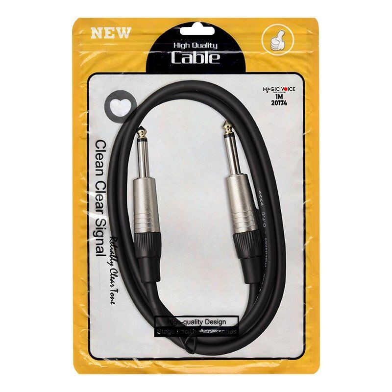 Magicvoice LD393A 6.3 Mm Mono Erkek -  Erkek 1 Metre Kablo