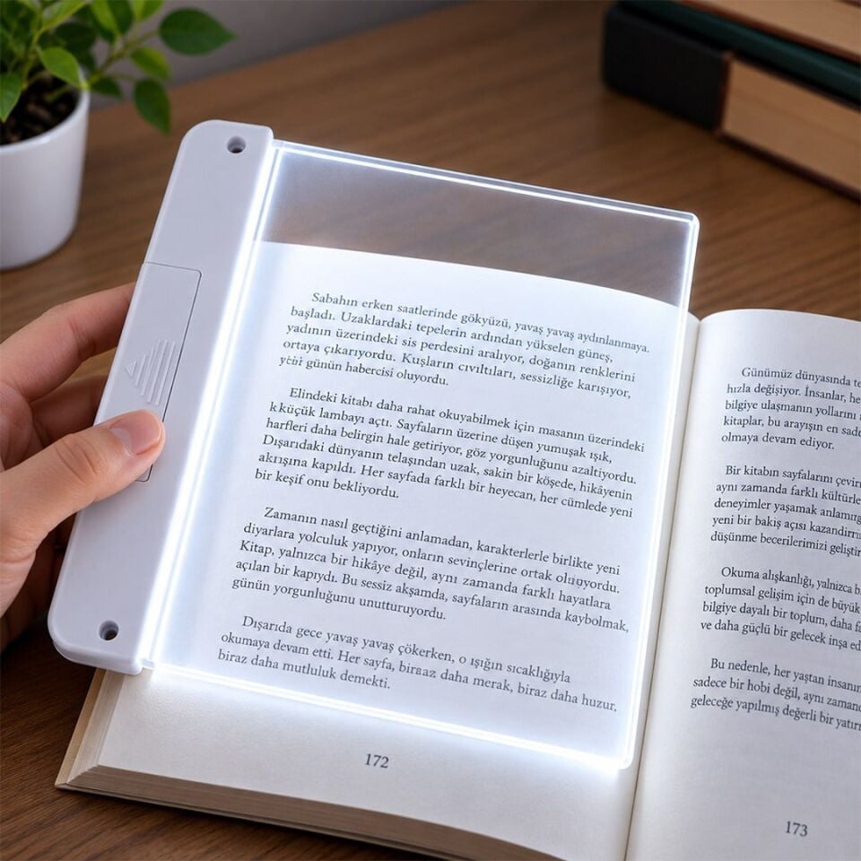 Sunup SN-37712 Ledli Kitap Okuma Işığı 170x145Mm