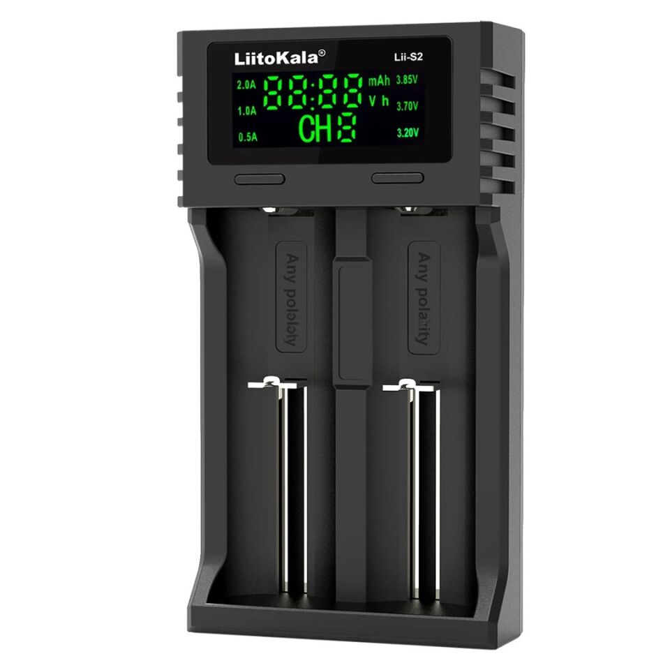 Liitokala LII-S2 Universal 2'li Pil Şarj Cihazı