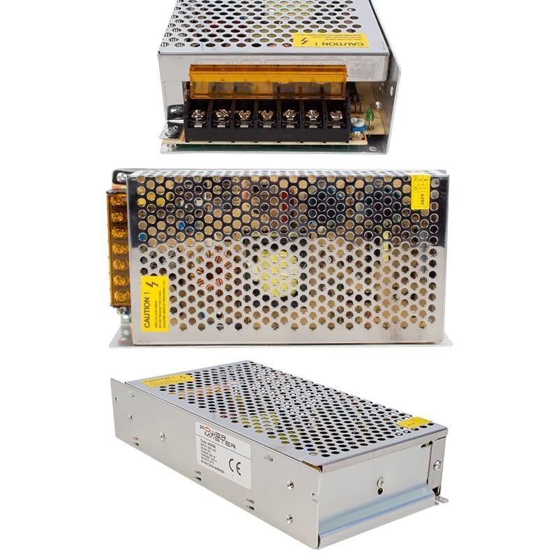 Powermaster PM-14068 12 Volt 12.5 Amper Metal Kasa Adaptör