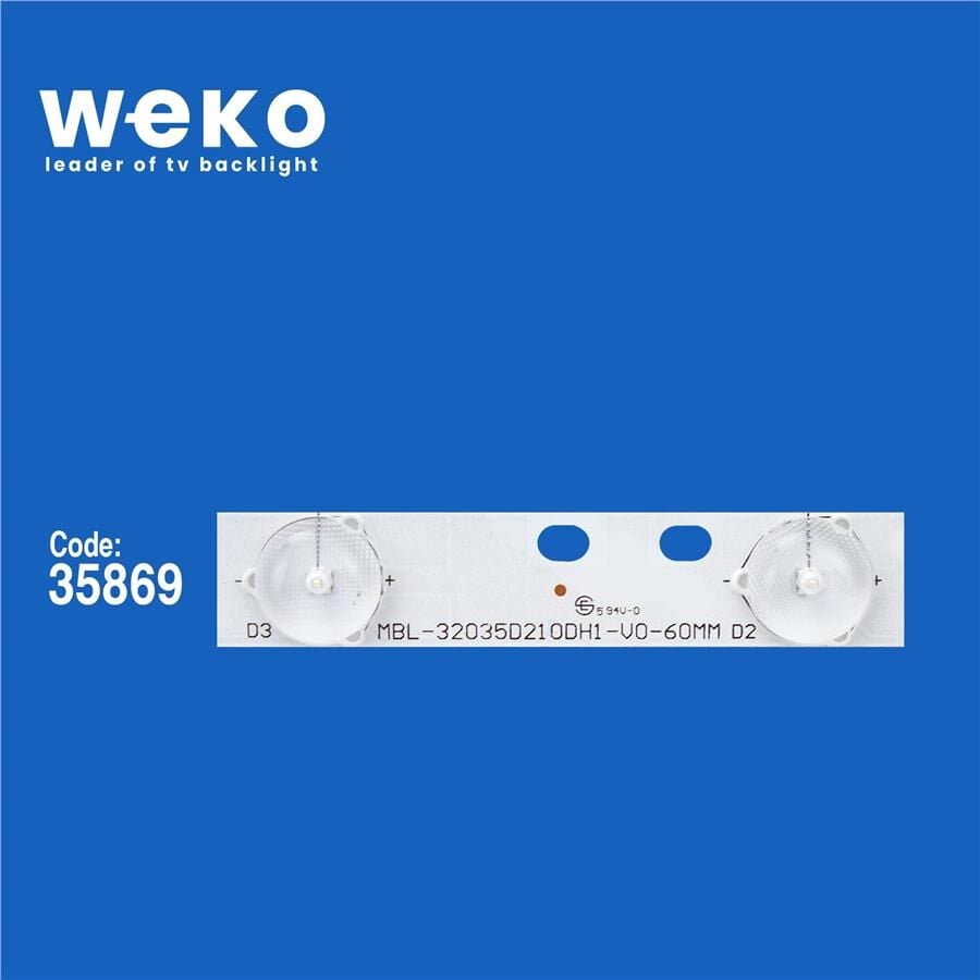 Wkset-5797 35869X2 Mbl-32035D210dh1-V0-60Mm 2 Adet Led Bar