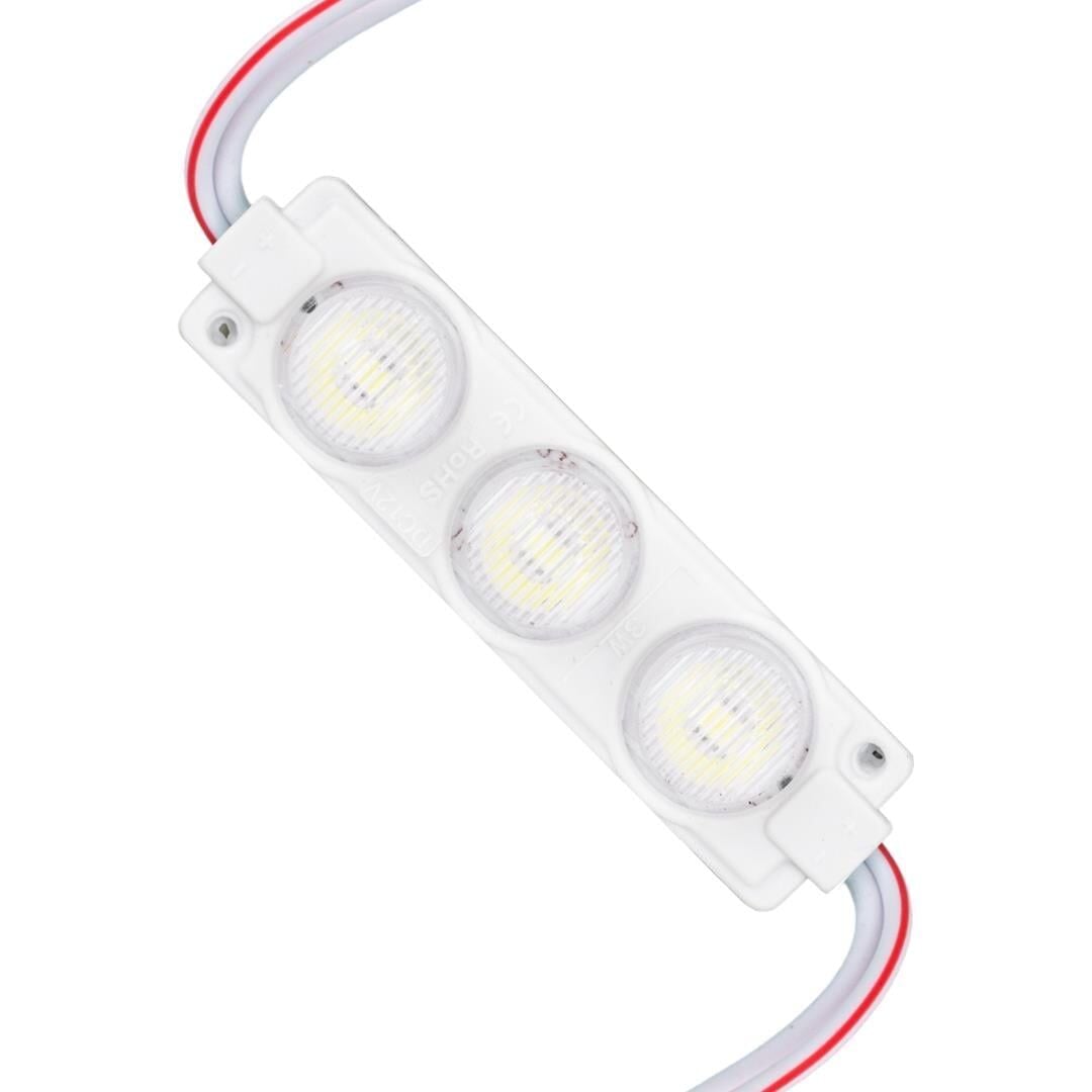 Powermaster 74X20 Mm 3030 Çip 12 Volt 3 Watt Beyaz Modül Led