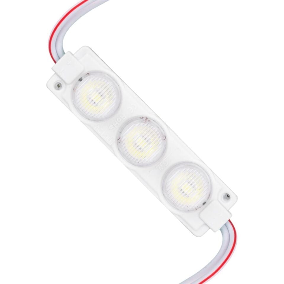 Powermaster 74X20 Mm 3030 Çip 12 Volt 3 Watt Beyaz Modül Led