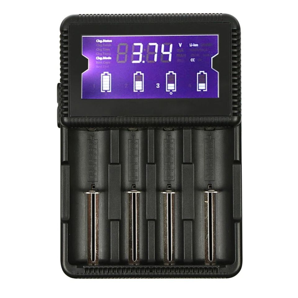 Powermaster PMR-S4 4Amper 4.2Volt Universal Pil Şarj Cihazı