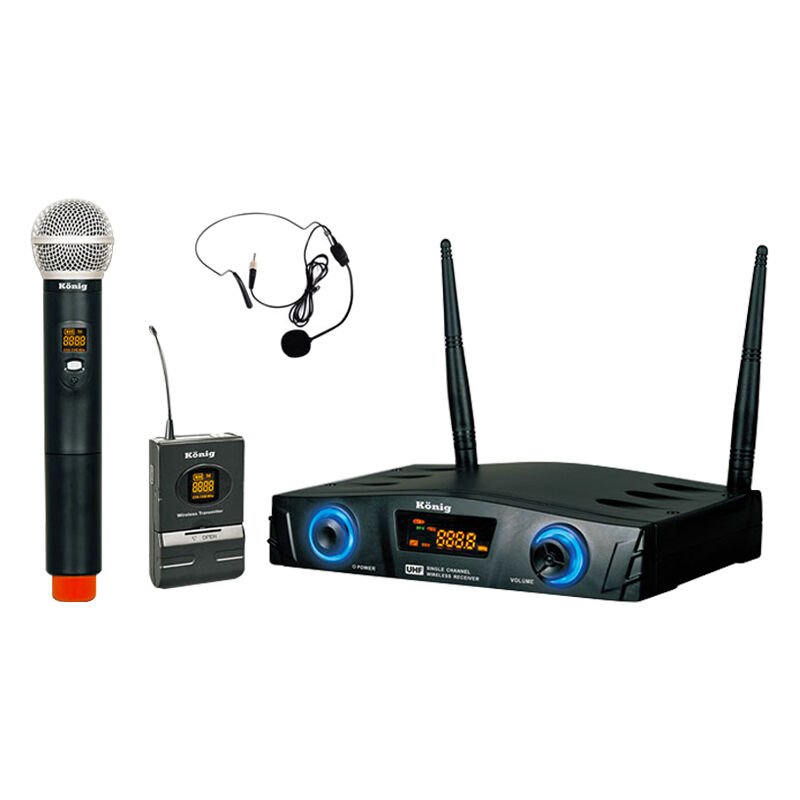 König K-312 16 Kanal UHF Dijital Kablosuz Telsiz Mikrofon