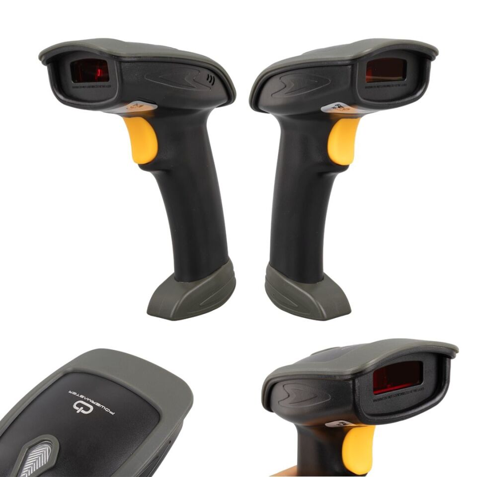 Powermaster 1D Lazer Kablosuz Barkod Okuyucu + Mini Usb Dongle
