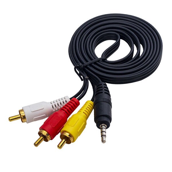 Powermaster 3.5Mm Stereo - 3 Boğumlu - 3Rca Discman Kablosu