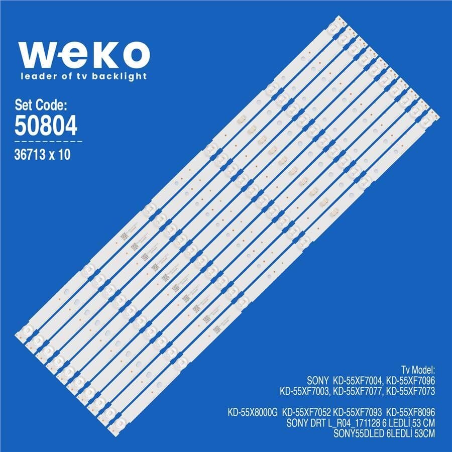 Wkset-5804 36713X10 Sony Drt L_R04_171128 10 Adet Led Bar