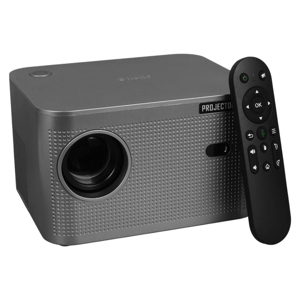 Hello HY350 Sesli Komutlu Android 11 Akıllı LED Projeksiyon