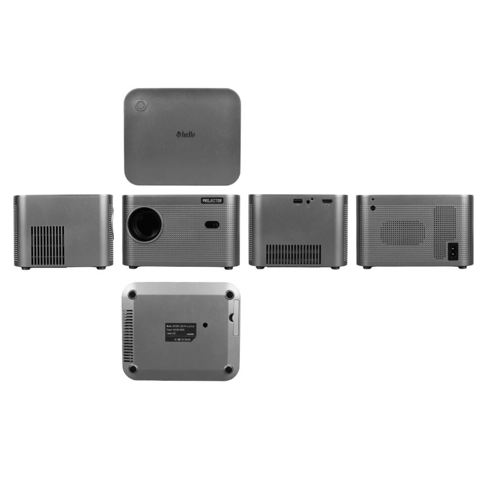 Hello HY350 Sesli Komutlu Android 11 Akıllı LED Projeksiyon