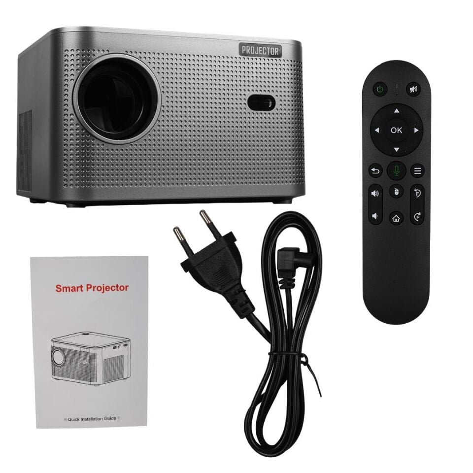 Hello HY350 Sesli Komutlu Android 11 Akıllı LED Projeksiyon