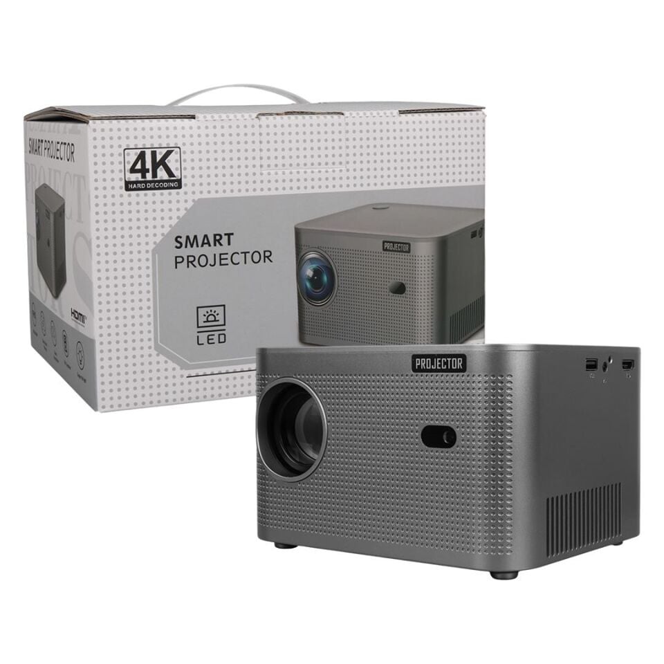Hello HY350 Sesli Komutlu Android 11 Akıllı LED Projeksiyon