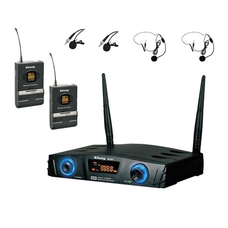König K-312 16 Kanallı UHF Digital Telsiz Yaka Mikrofonu