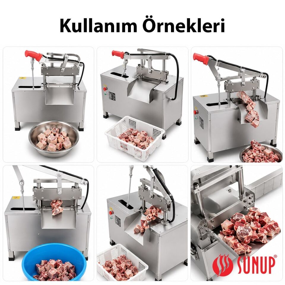 Sunup SN-30982 Otomatik Kemik Ve Et Kesme Makinesi