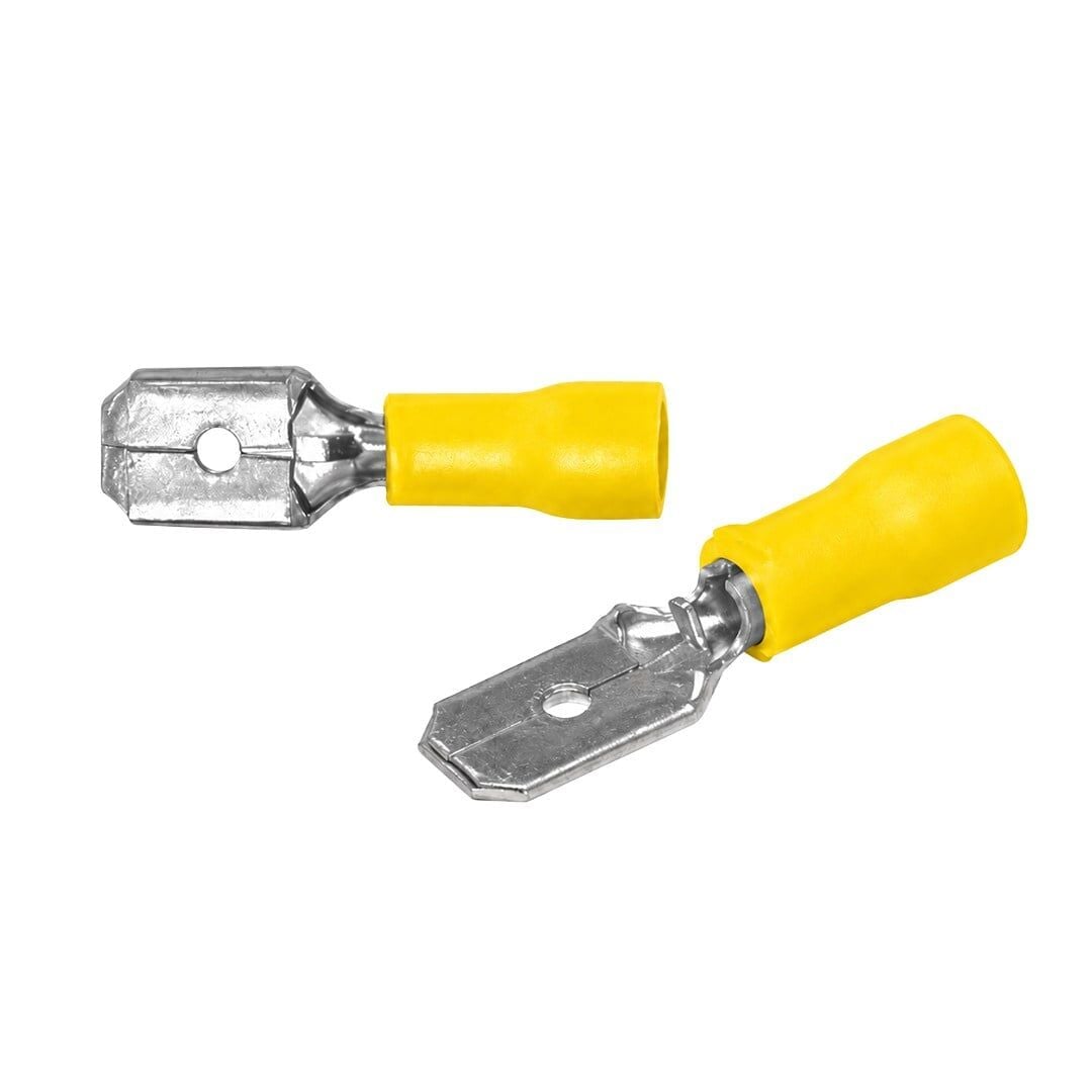 Powermaster PM-39081 4-6Mm2 Kesit 24X7x6mm Soket Sarı İzoleli Kablo Pabucu