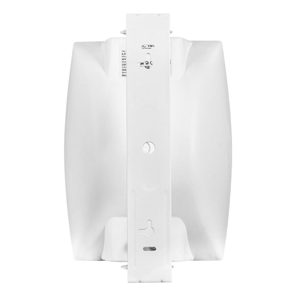 Magicvoice MV-20979 İki Yollu 6.5'' 16.5 Cm 8 Ohm 200W Beyaz Trafosuz Hoparlör