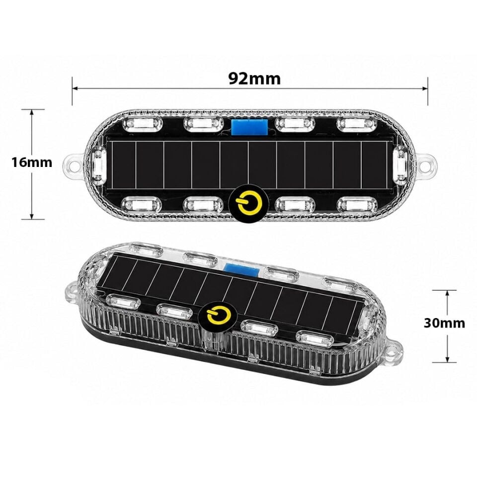 Powermaster PM-25928 Güneş Enerjili Çok Renkli Led Flaşör
