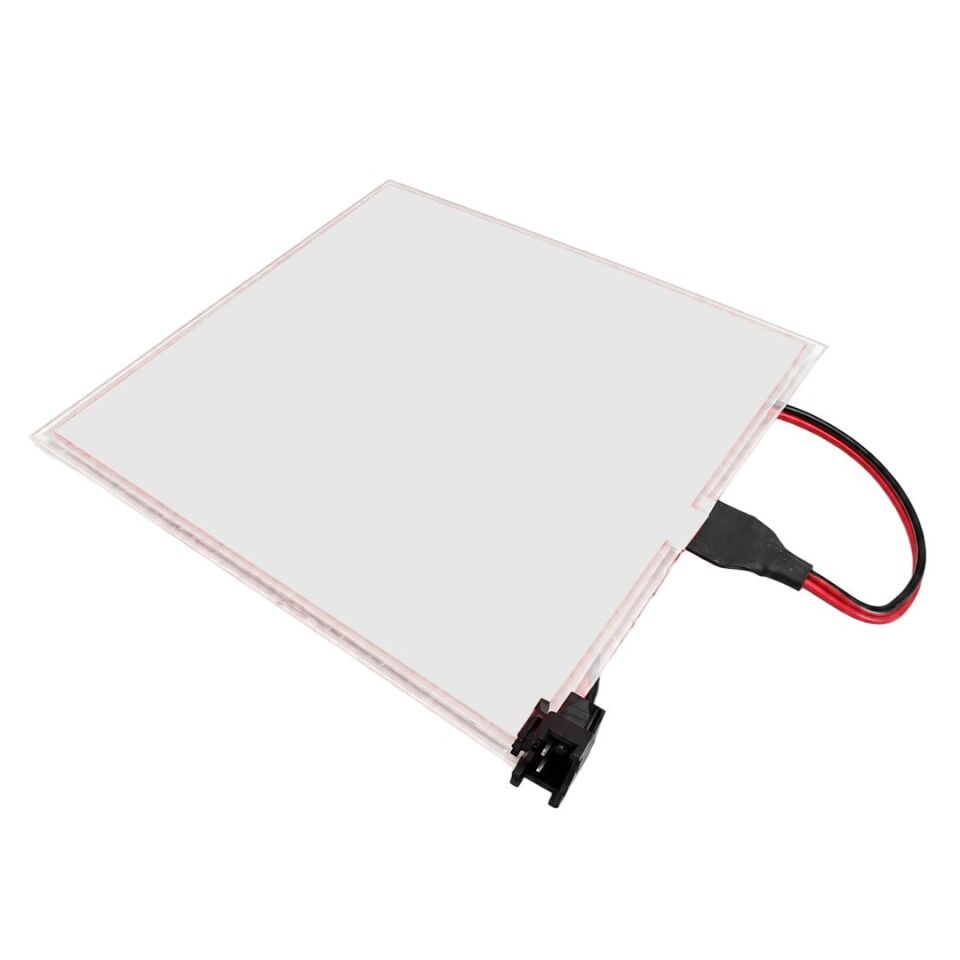 Powermaster PM-37728 100X100mm Elektrominesans (EL) 3V Led Panel Kırmızı Aydınlatmalı Esnek Yapı