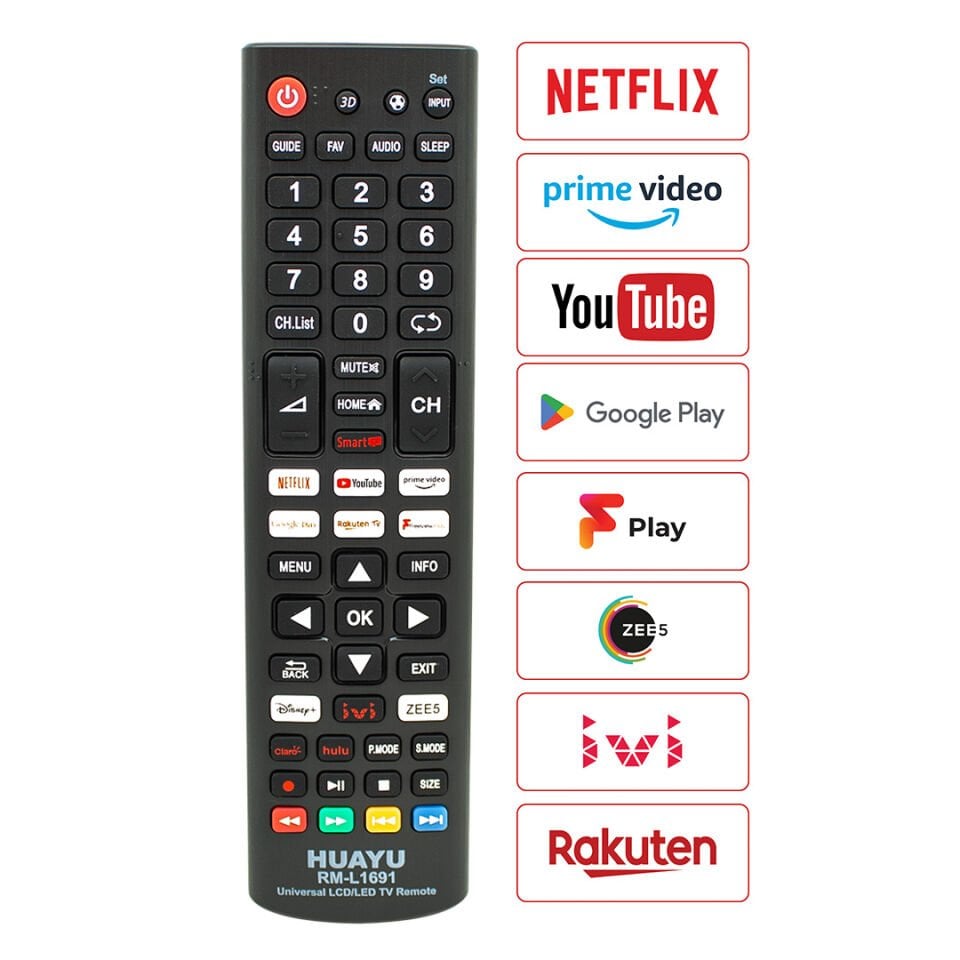 Huayu RM-L1691 Universal Lcd Led Tv Kumandası