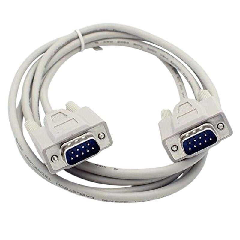 Powermaster 9 Pin Seri RS232 Com Port Erkek Erkek Kablo