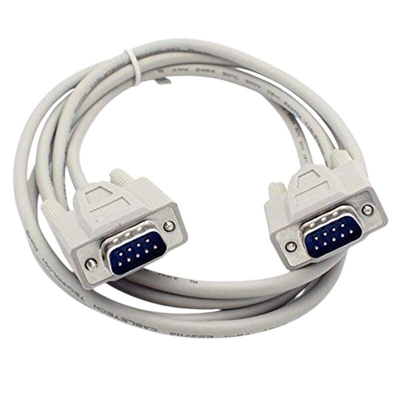 Powermaster 9 Pin Seri RS232 Com Port Erkek Erkek Kablo