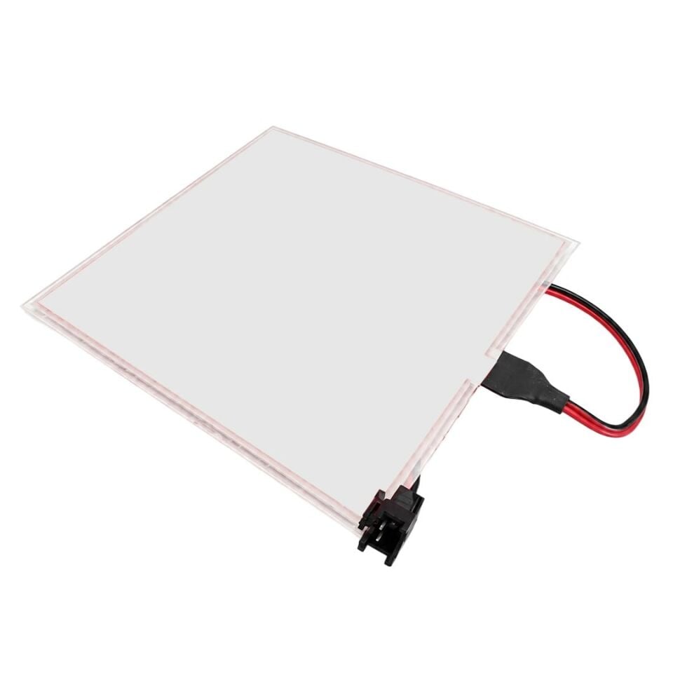 Powermaster PM-37726 100X100mm Elektrominesans (EL) 3V Led Panel Yeşil Aydınlatmalı Esnek Yapı