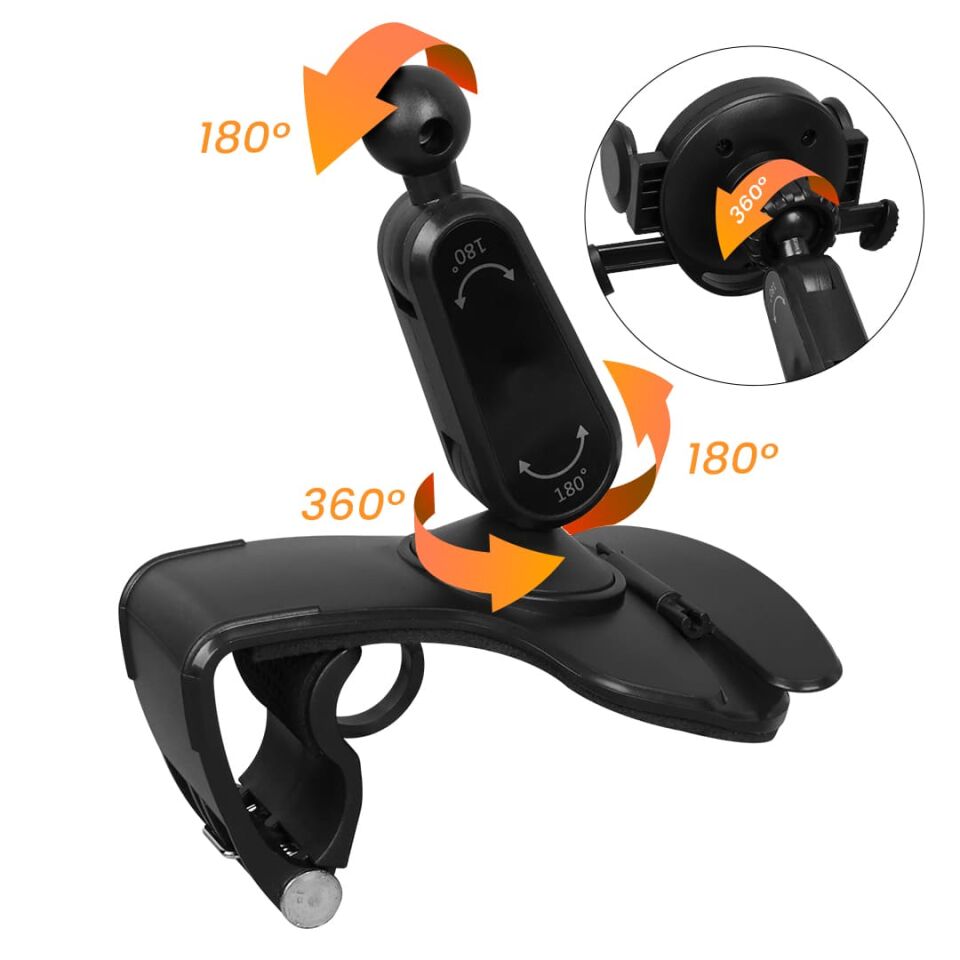 Powermaster 202-Z Numaratörlü Araç İçi Telefon Tutacağı