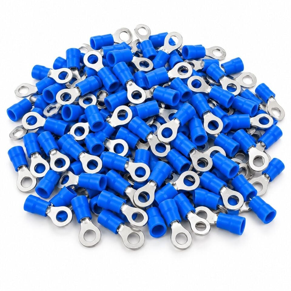 Powermaster PM-39058 1,5-2,5Mm2 Kesit 25X11x6mm Soket Mavi İzoleli Kablo Pabucu