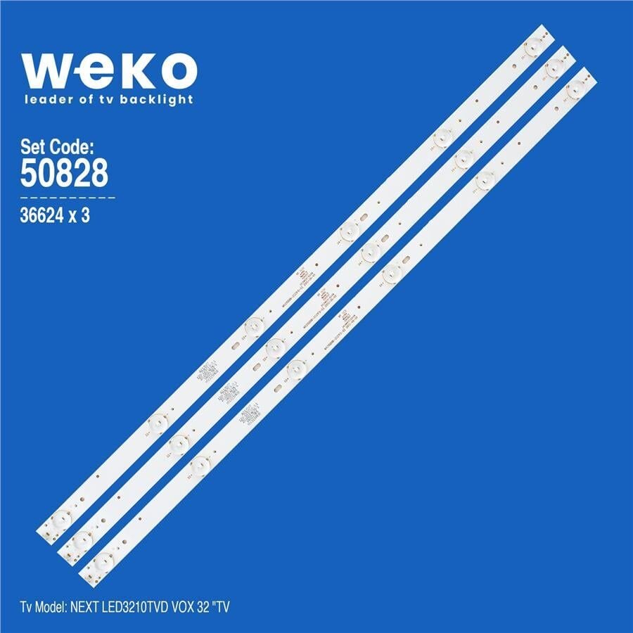 Wkset-5828 36624X3 Mx315d06-Zc21fg--02 303Mx315036 3 Adet Led Bar
