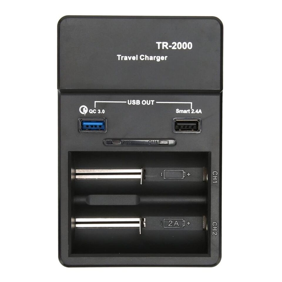 Liitokala TR-2000 Universal 2'li Pil Şarj Cihazı