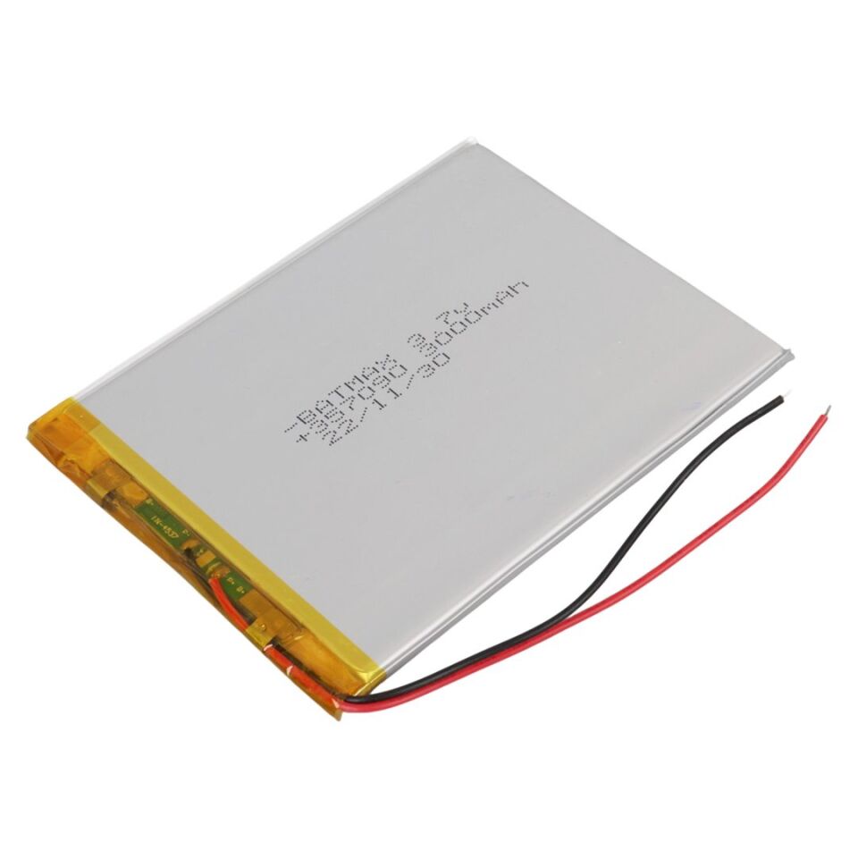 Powermaster 357090 3.7 Volt 3000 Mah Lityum Polimer Pil