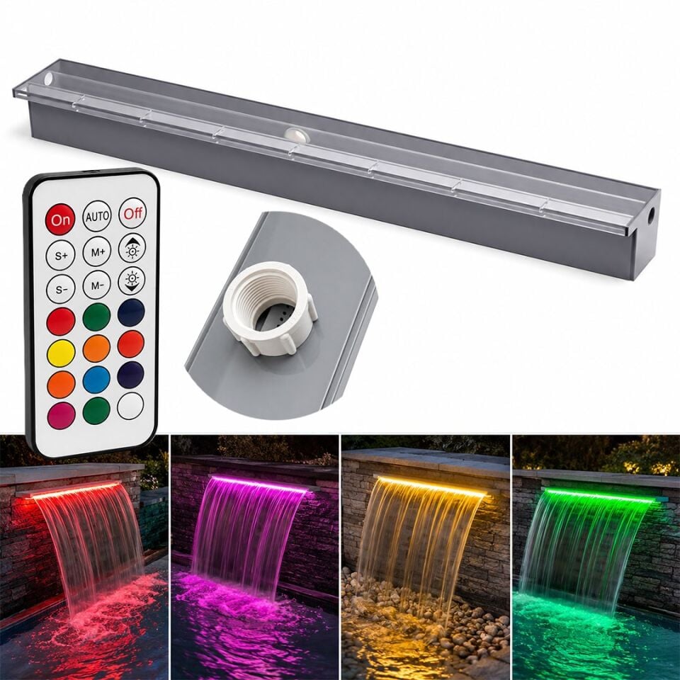 Powermaster PM-37795 Havuz Ve Bahçe Şelale Başlığı 90Cm