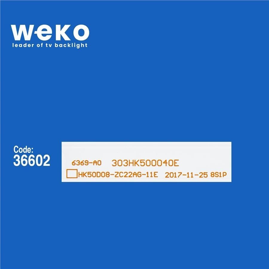 Wkset-5839 36602X4 Hk50d08-Zc22ag-11 303Hk500040 4 Adet Led Bar