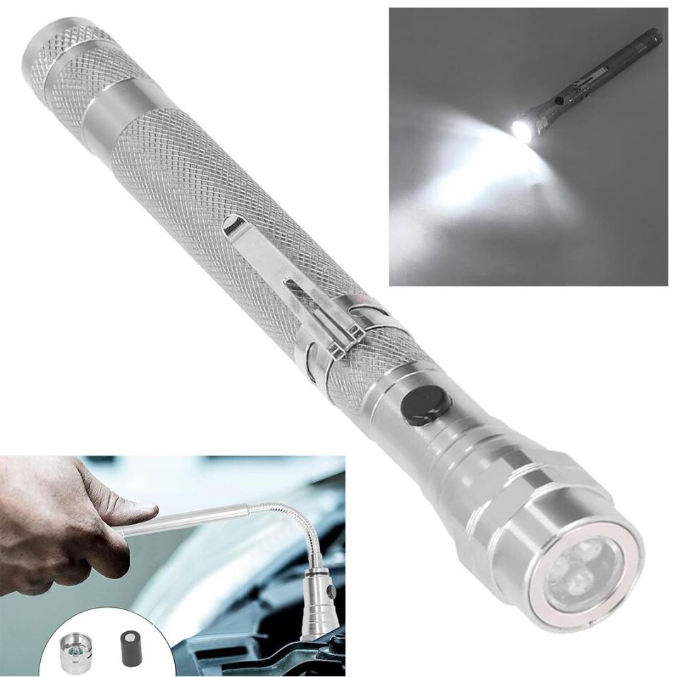 Powermaster MX-2808 Mıknatıslı Döner Başlıklı El Feneri