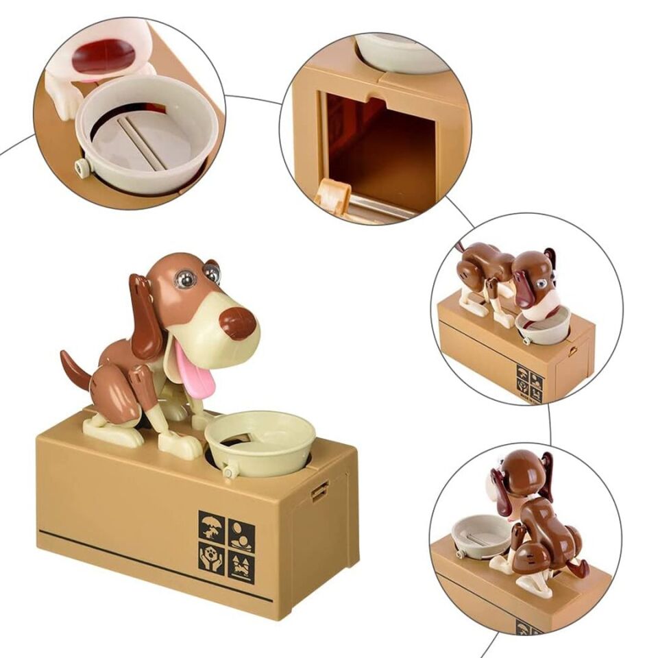 Sunup Sensörlü Para Yiyen Köpek Model Bozuk Para Kumbarası