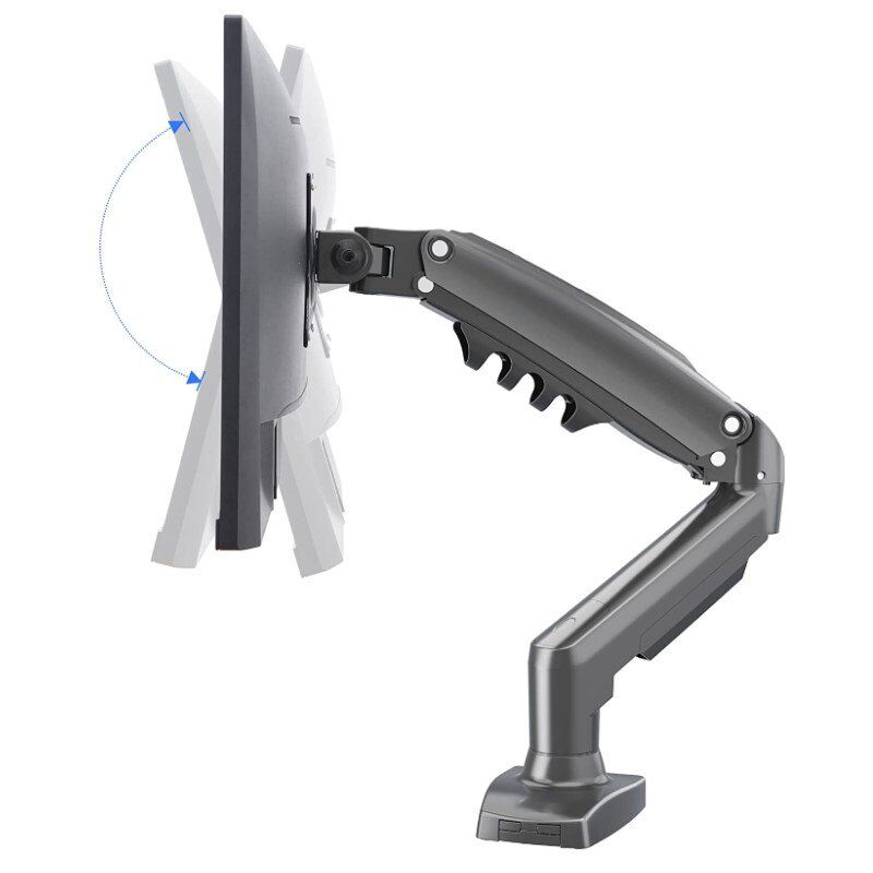 Vontech F80 17-30'' Amortisörlü Stand Tek Kol Lcd - Led Monitör Tutucu Stand Askı Aparatı