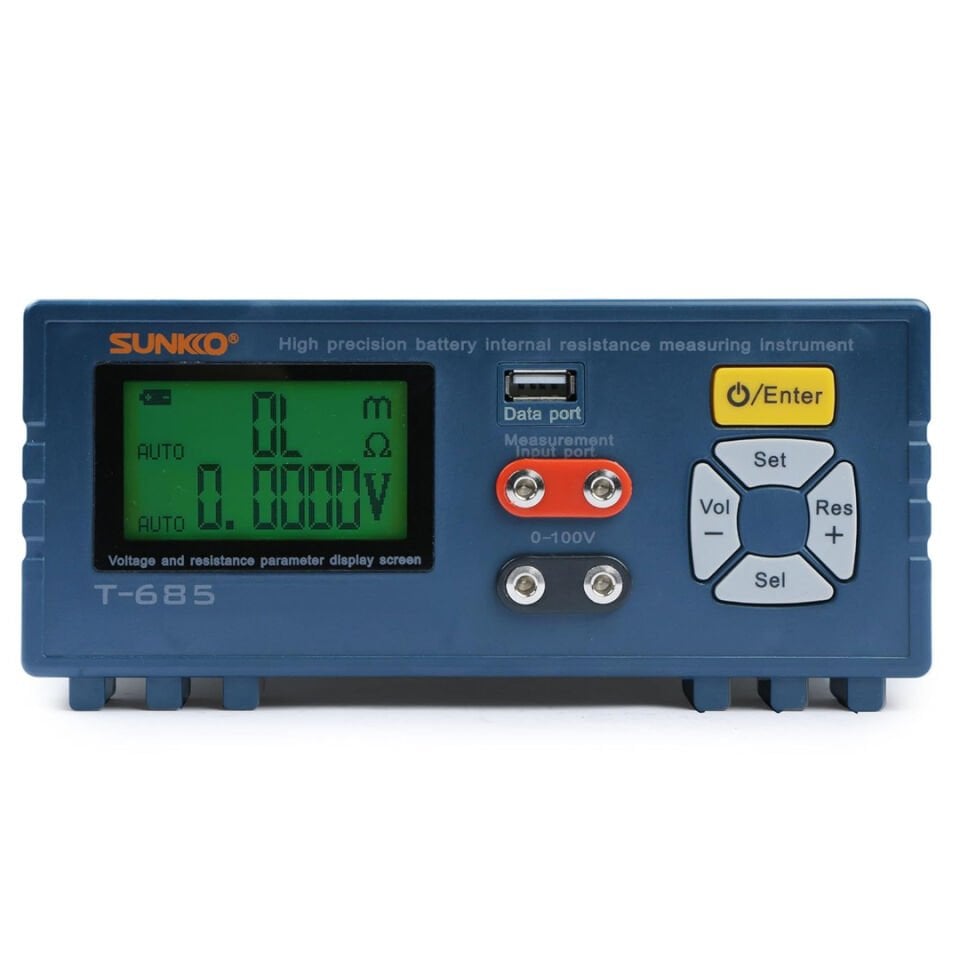 Sunkko T-685 Batarya Pil - Direnç Test Cihazı