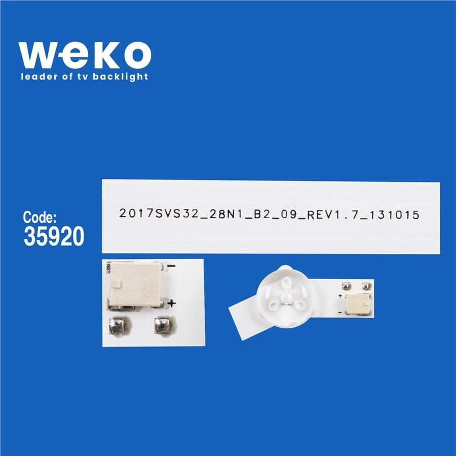 Wkset-5861 35920X2 Samsung_2017Svs32_28N1_B2_09_Rev1.7_131015 2 Adet Led Bar (9Led)
