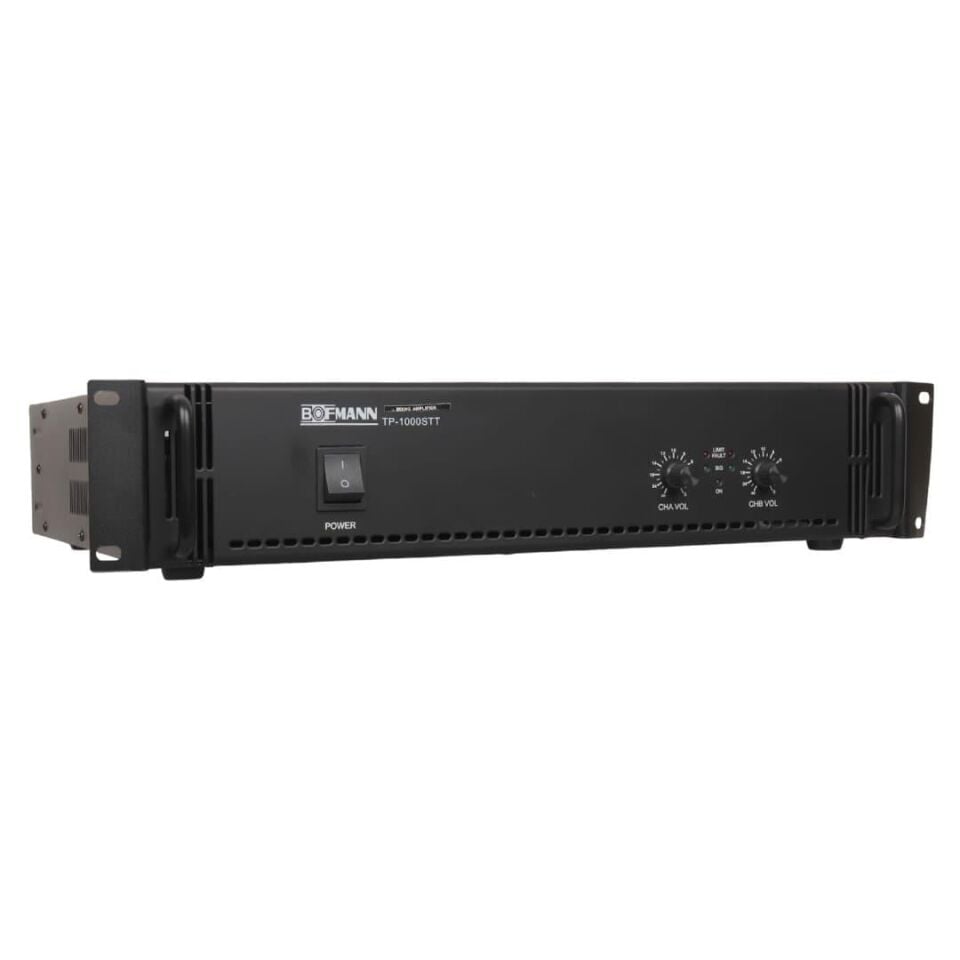 Bofmann TP-1000STT 2X500w Hat Trafolu Stereo Power Amfi