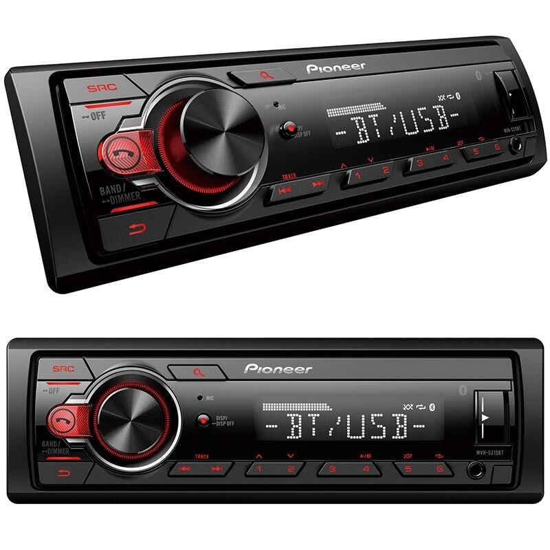 Pioneer MVH-S215BT USB FM Aux Bluetooth Mekaniksiz Oto Teyp
