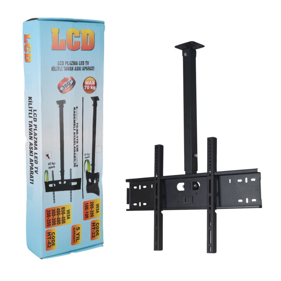 Powermaster PM-32 70-90-110 Cm Dar Ağızlı Tavan Askı Aparatı